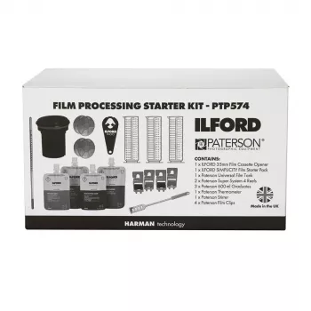 Ilford kit iniziale per pellicola con tank Paterson (PTP574)
