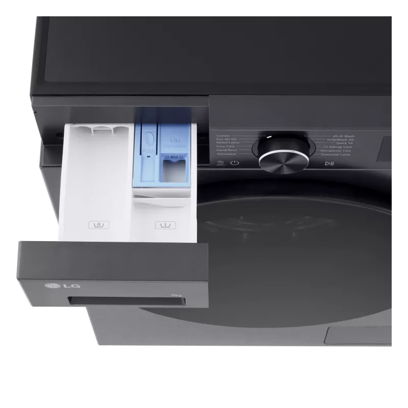 LG F2X50S9TBB Lavatrice a carica frontale 9 kg 1170 giri/min nero