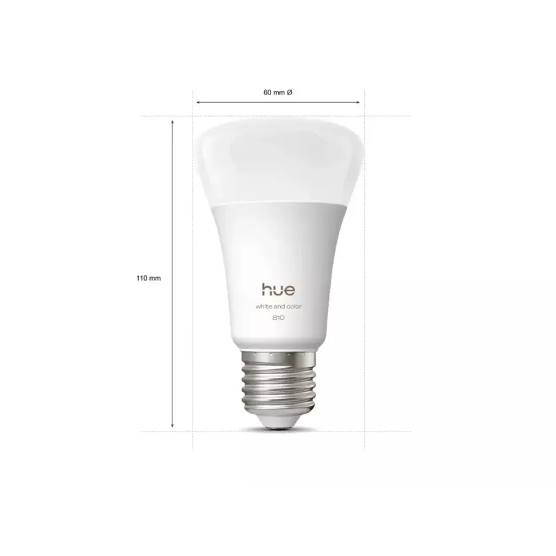 Philips Hue White and colour ambience A60 – Lampadina smart E27 – 810