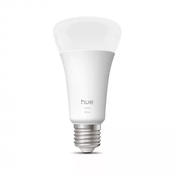 Lampadina smart Philips Hue White A60 E27 1600 lumen Bluetooth Zigbee