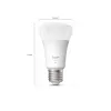 Philips Hue W 810 A60 2P EU | E27 | 7 W | luce da bianco caldo a bianco luce diurna | Bluetooth, Zigbee