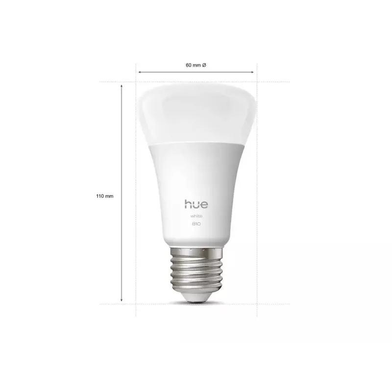 Philips Hue W 810 A60 2P EU | E27 | 7 W | luce da bianco caldo a bianco luce diurna | Bluetooth, Zigbee
