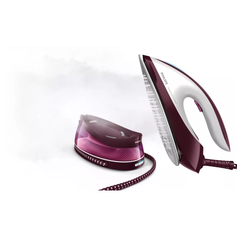 Philips GC7842/40 Centro stiro 2400 W 1,5 L suola SteamGlide Plus lilla, bianco