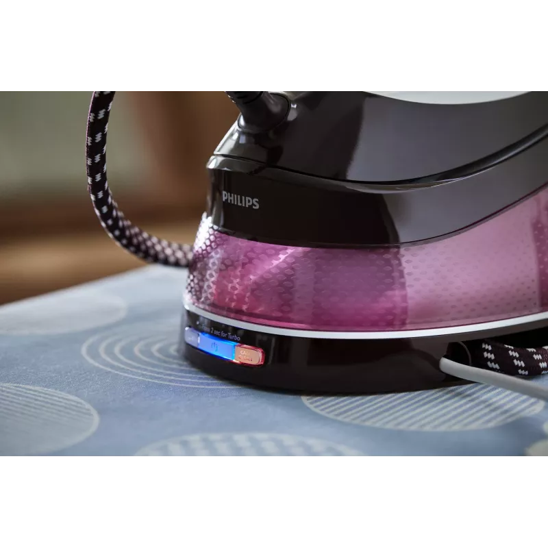 Philips GC7842/40 Centro stiro 2400 W 1,5 L suola SteamGlide Plus lilla, bianco