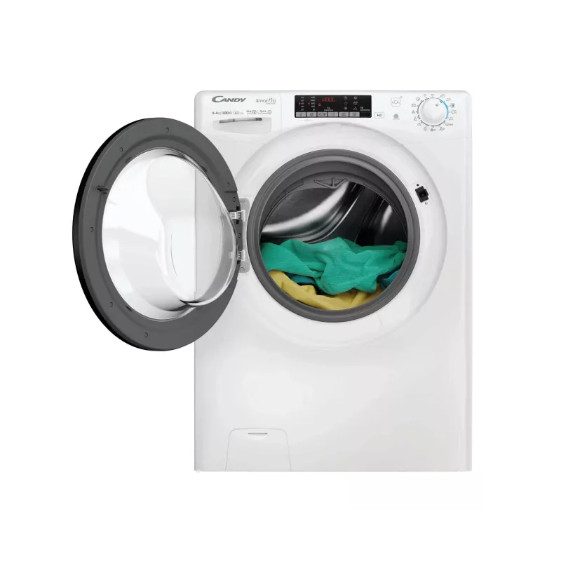 Lavasciuga Candy Smart Pro CSOW44644TWMB6-S a libera installazione a carica frontale bianco