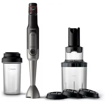 Frullatore a immersione Philips Viva Collection HR2656/90 nero acciaio spazzolato
