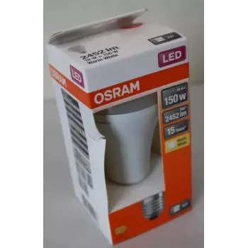 LEDvance Parathom Classic LED E27 19W 827 (bianco caldo) non dimmerabile — confezione danneggiata