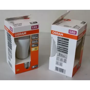 LEDvance Parathom Classic LED E27 19W 827 (bianco caldo) non dimmerabile — confezione danneggiata