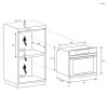 Candy Idea F IDCP N625 L 65L forno elettrico da incasso nero