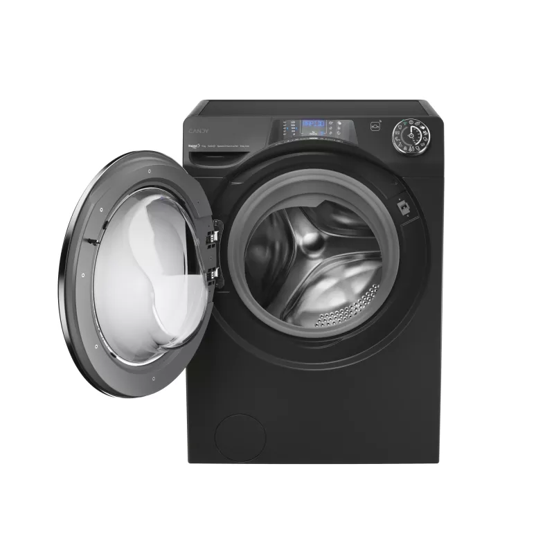 Lavatrice Candy RapidÓ PRO RP 496BWMBCB/1-S a carica frontale 9 kg 1400 giri/min nero