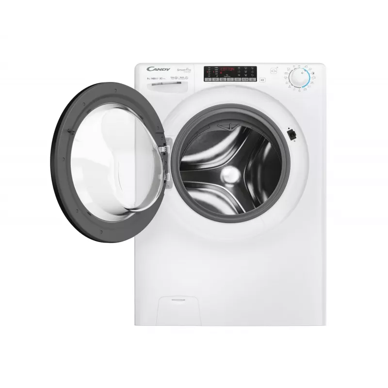 Lavatrice Candy Smart Pro Inverter CSO486TWMB6/1-S a carica frontale 8 kg 1400 giri/min bianco