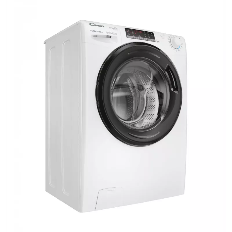 Lavatrice Candy Smart Pro Inverter CSO486TWMB6/1-S a carica frontale 8 kg 1400 giri/min bianco