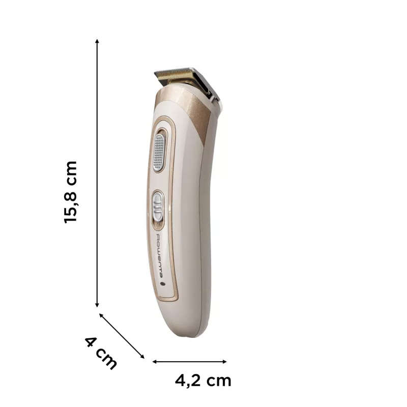 Rowenta TN9154F0 tagliacapelli/rasoio beige, bianco 6 nickel-metallo idruro (NiMH)