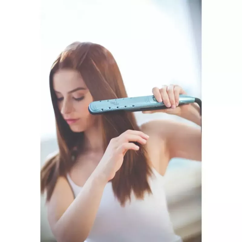 Piastra per capelli Remington S7300 caldo nero blu