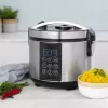 Multicooker Tristar RK-6132 — 1,5 L, 500 W, 7 programmi automatici, LCD, acciaio inox/nero