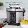 Multicooker Tristar RK-6132 — 1,5 L, 500 W, 7 programmi automatici, LCD, acciaio inox/nero