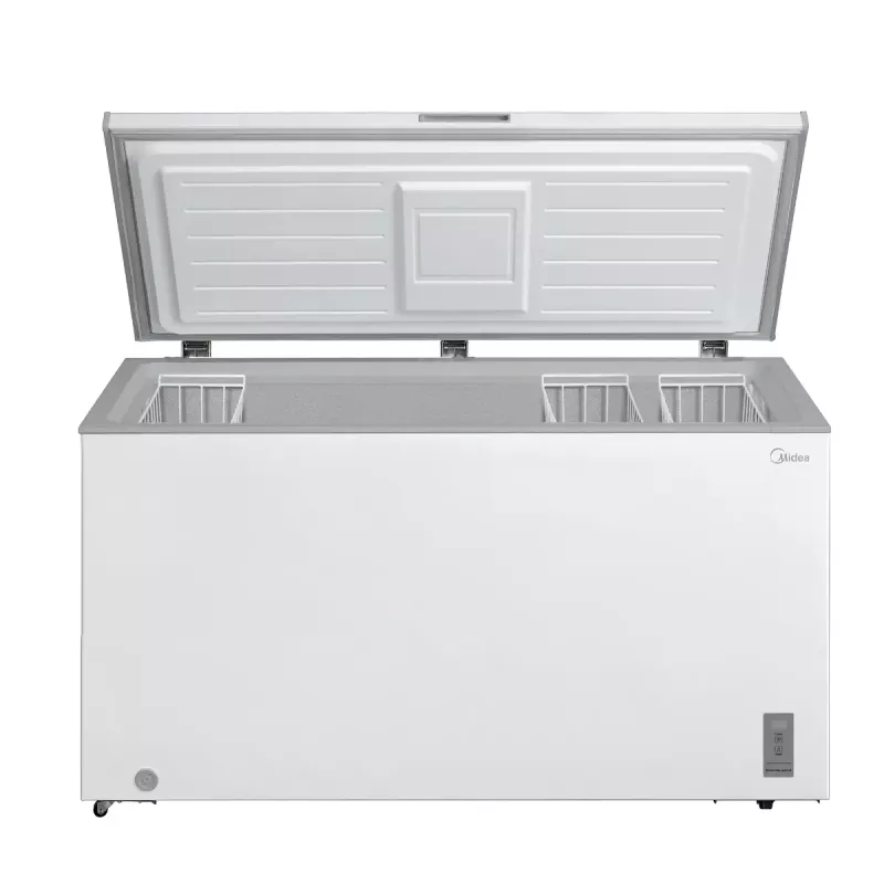 Congelatore a pozzetto Midea MDRC564FZE01 — a libera installazione, 418 l di capacità netta, bianco