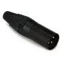 Equip 147930 connettore per cavo a 3 poli, maschio, nero