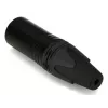Equip 147930 connettore per cavo a 3 poli, maschio, nero