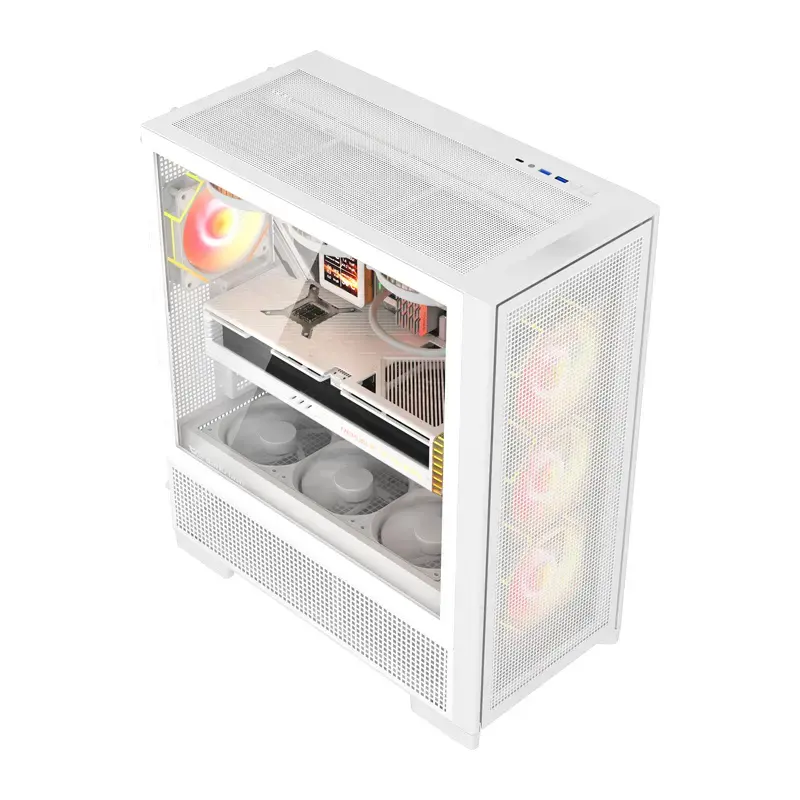Case per computer Darkflash AIRNOVA (bianco) con 3 ventole preinstallate