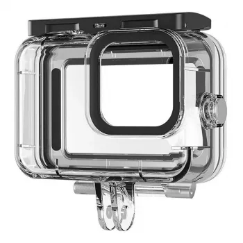 Combinazione di custodie protettive Telesin per GoPro Hero 12/11/10/9 – set con guscio rigido e custodia in silicone