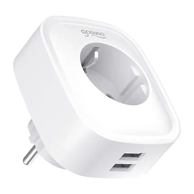 Presa smart WiFi Gosund SP112-M con 2x USB — confezione da 2