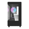 Case per computer DarkFlash DB330M nero v2 con tre ventole preinstallate
