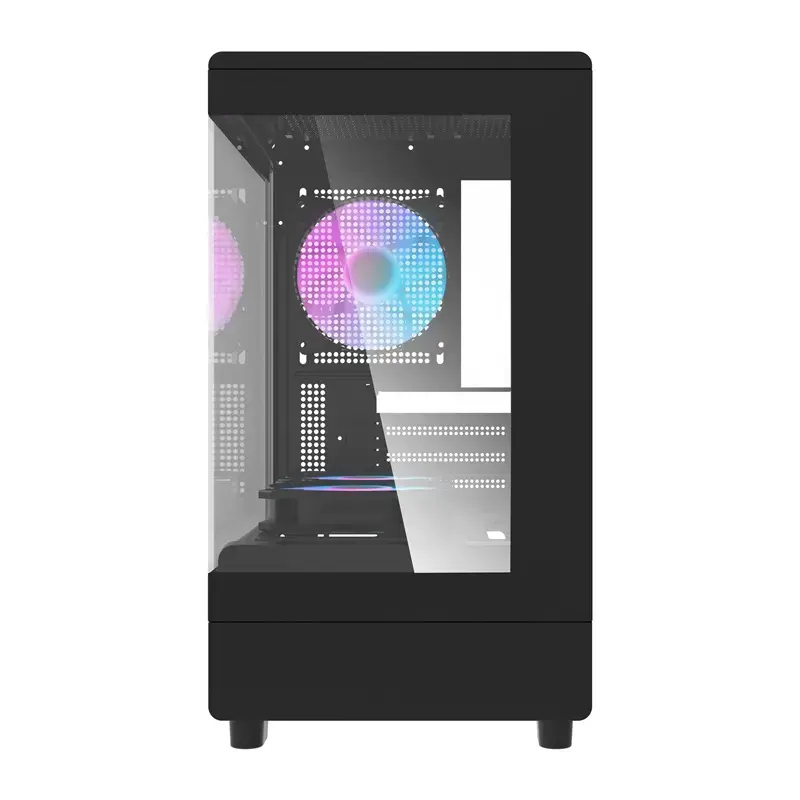 Case per computer DarkFlash DB330M nero v2 con tre ventole preinstallate