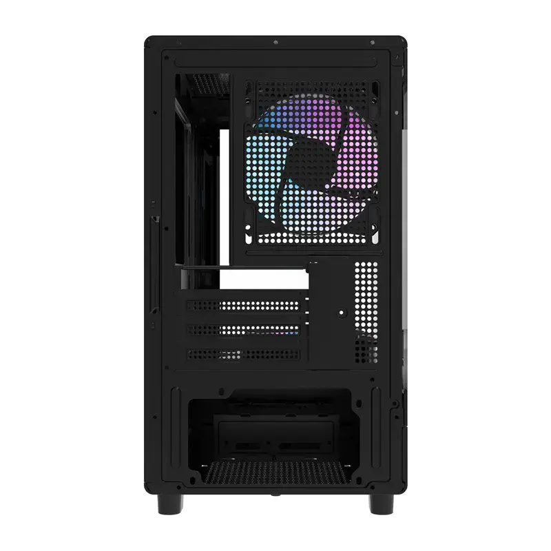 Case per computer DarkFlash DB330M nero v2 con tre ventole preinstallate