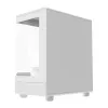 Case per computer Darkflash DB330M bianco v2 con tre ventole preinstallate, supporto micro-ATX/mATX