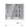 Case per computer Darkflash DB330M bianco v2 con tre ventole preinstallate, supporto micro-ATX/mATX