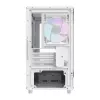 Case per computer Darkflash DB330M bianco v2 con tre ventole preinstallate, supporto micro-ATX/mATX