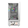 Case per computer DarkFlash DS950V con display integrato, bianco, con 6 ventole