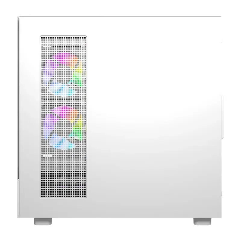 Case per computer DarkFlash DS950V con display integrato, bianco, con 6 ventole