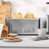 Tostapane Gastroback Design Pro 4S 2 fette 1500 W nero acciaio inox