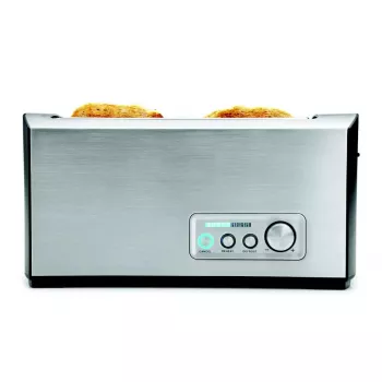 Tostapane Gastroback Design Pro 4S 2 fette 1500 W nero acciaio inox