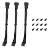 DeepCool FD12 V2 3IN1 ventola per case da 120 mm, confezione da 3, nero (R-FD12V2-BKNPN3-G)