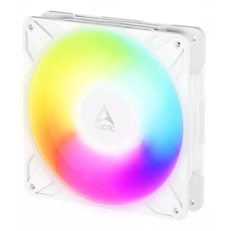 ARCTIC Freezer P14 Pro Reverse A-RGB (White) - confezione da 3 - ventola A-RGB PWM da 140 mm con splitter per cavi