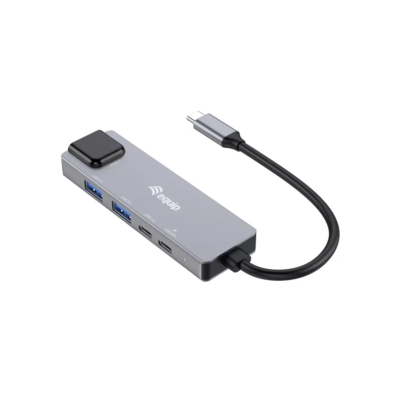 Equip adattatore multifunzione 5-in-1, 2,5GbE, USB-A x 2, USB-C x 1, USB-C, 100W USB PD