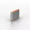 Blocco porte USB Type-C Lindy (senza chiave) – confezione da 10, arancione