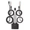 Switch KVM Lindy 2 porte DisplayPort 1.2, USB Type-C, USB 2.0 e cavo audio