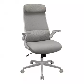 Sedia da ufficio/gaming Cougar Stryder — tessuto, bianco; larghezza 710 mm, profondità 675 mm, altezza min. 115 cm