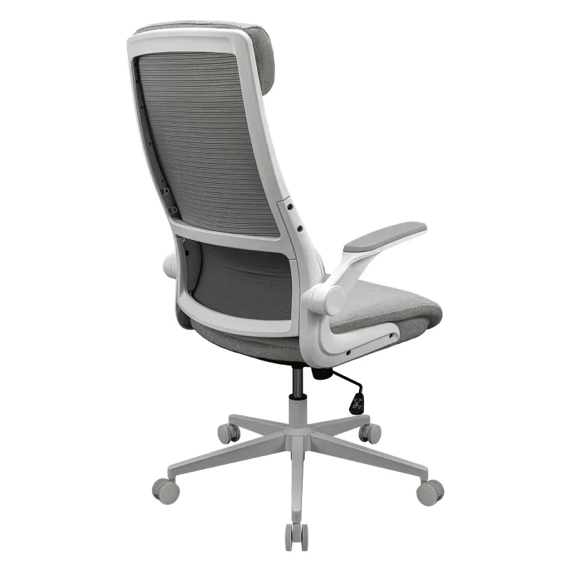 Sedia da ufficio/gaming Cougar Stryder — tessuto, bianco; larghezza 710 mm, profondità 675 mm, altezza min. 115 cm