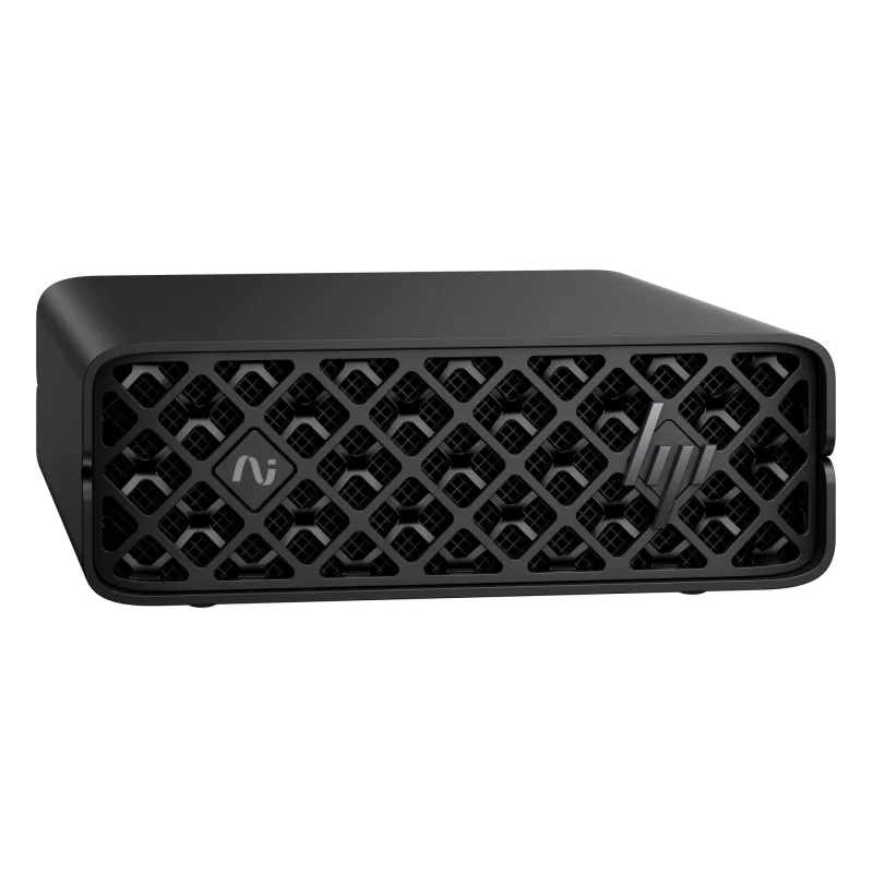 HP ZGX Nano G1n AI GB10 128 GB LPDDR5x-SDRAM 4 TB SSD Linux Mini PC workstation AI workstation, AI PC nero