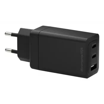 dbramante1928 re-charge IT EU caricabatterie da parete – 2× USB‑C 65W + 1× USB‑A, interno, AC, nero