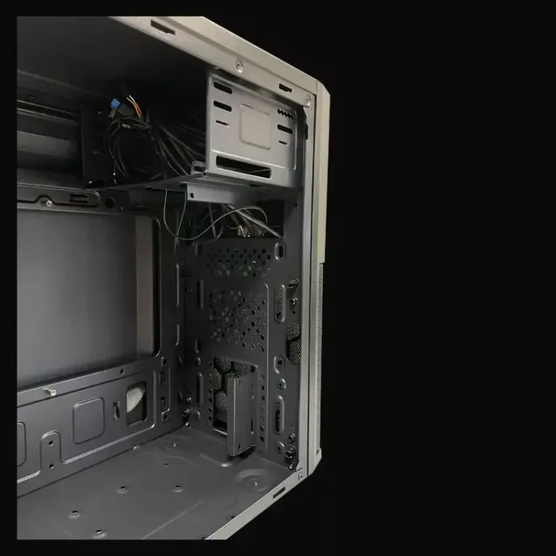 Case PC Micro Tower LC-Power 2004MB-V3, Micro-ATX/Mini-ITX, nero, alimentatore in alto, supporta 2×3,5