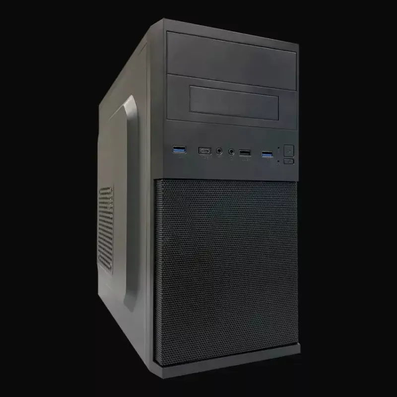 Case PC Micro Tower LC-Power 2004MB-V3, Micro-ATX/Mini-ITX, nero, alimentatore in alto, supporta 2×3,5