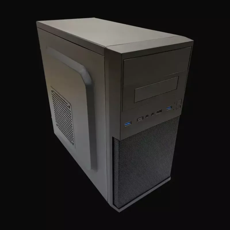 Case PC Micro Tower LC-Power 2004MB-V3, Micro-ATX/Mini-ITX, nero, alimentatore in alto, supporta 2×3,5