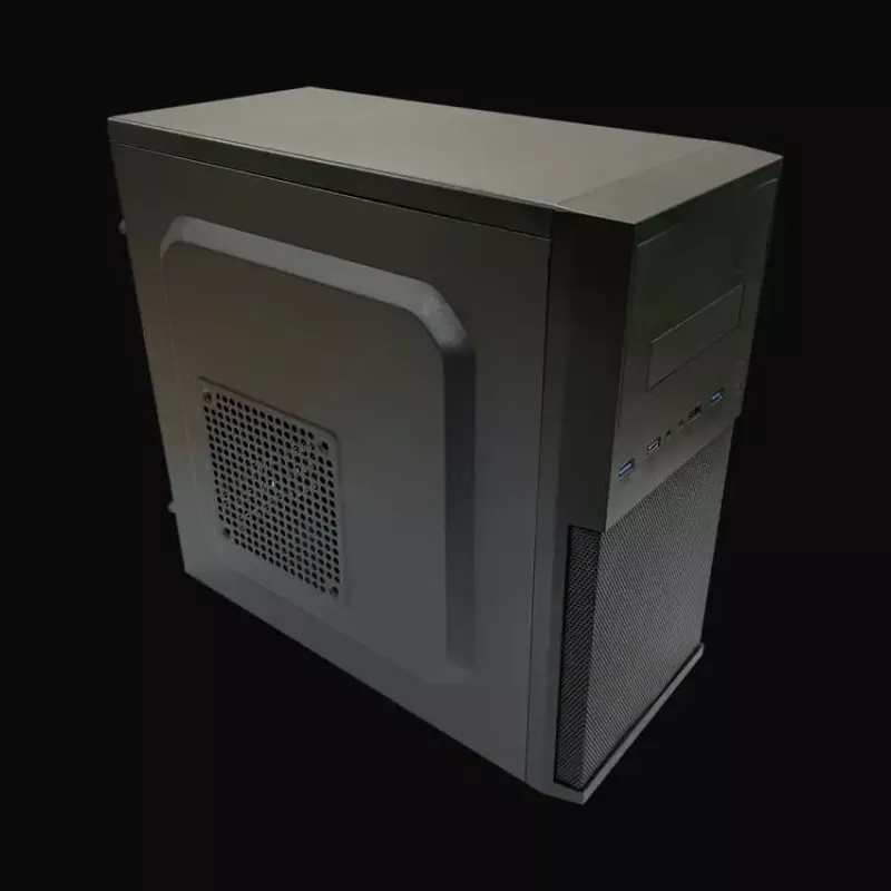 Case PC Micro Tower LC-Power 2004MB-V3, Micro-ATX/Mini-ITX, nero, alimentatore in alto, supporta 2×3,5