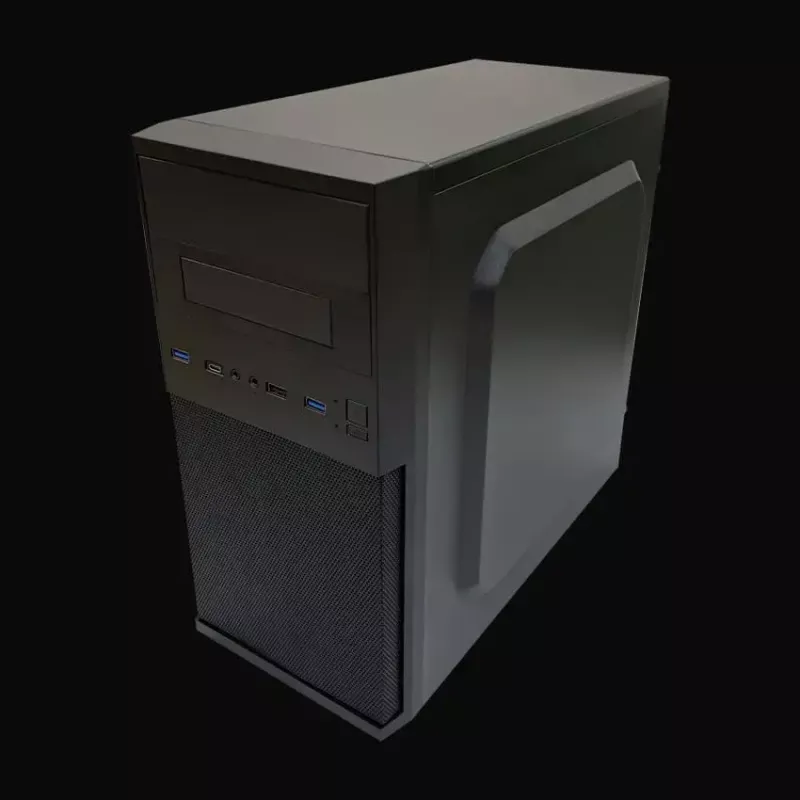 Case PC Micro Tower LC-Power 2004MB-V3, Micro-ATX/Mini-ITX, nero, alimentatore in alto, supporta 2×3,5